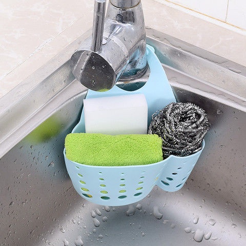 Giá Đỡ Để Đồ Dùng Rửa Chén Gắn Bồn Rửa Bằng Silicone Đa Năng Có Thể Điều Chỉnh Tiện Dụng Cho Nhà Bếp