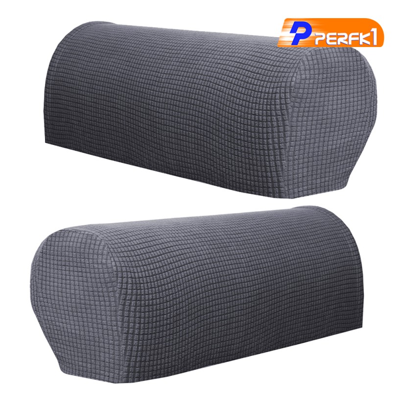 2 Cặp Bọc Tay Vịn Sofa Co Giãn Màu Xám