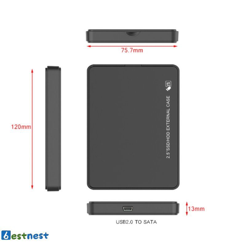 Hộp Đựng Ổ Cứng Di Động 2.5 Inch Cổng Usb 3.0