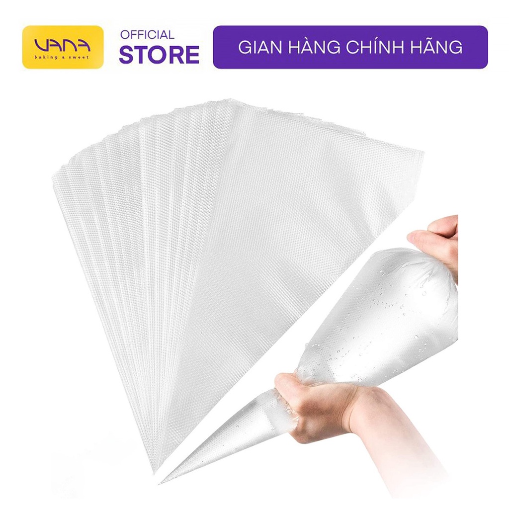 Túi bắt bông kem nilon lớn (1Kg)