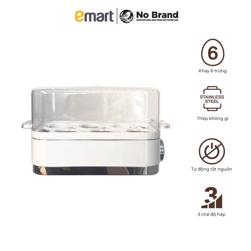 Máy Luộc Trứng - Hấp Thực Phẩm Siêu Tốc No Brand - Emart VN