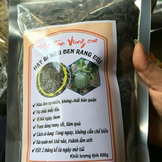 500g - 1kg hạt bí mèo đen chín