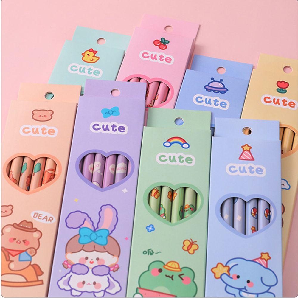 Bộ Bút Chì Than Hoạt Hình HB Dành Cho Học Sinh