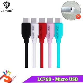 Cáp sạc nhanh type-c , lightning , micro usb cho iphone , android ... cáp sạc nhanh 3.0 lenyes lc768