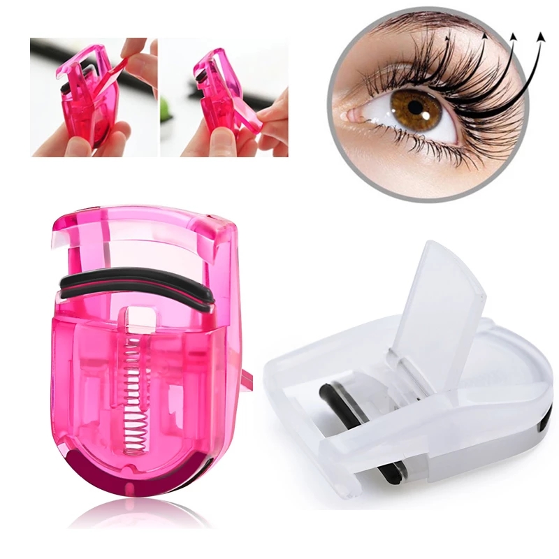 [Hàng mới về] Dụng cụ uốn mi cong bằng silicon mini thiết kế nhỏ gọn tiện dụng cho trang điểm