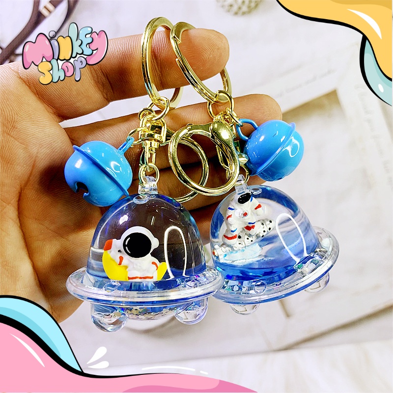 Móc Khóa PHG Đĩa Bay Nhiều Hình Cute, Phụ Kiện Túi Xách Dễ Thương - Minkey