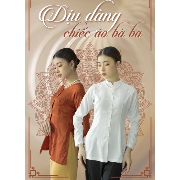 Áo bà ba gấm loại 1 | BigBuy360 - bigbuy360.vn