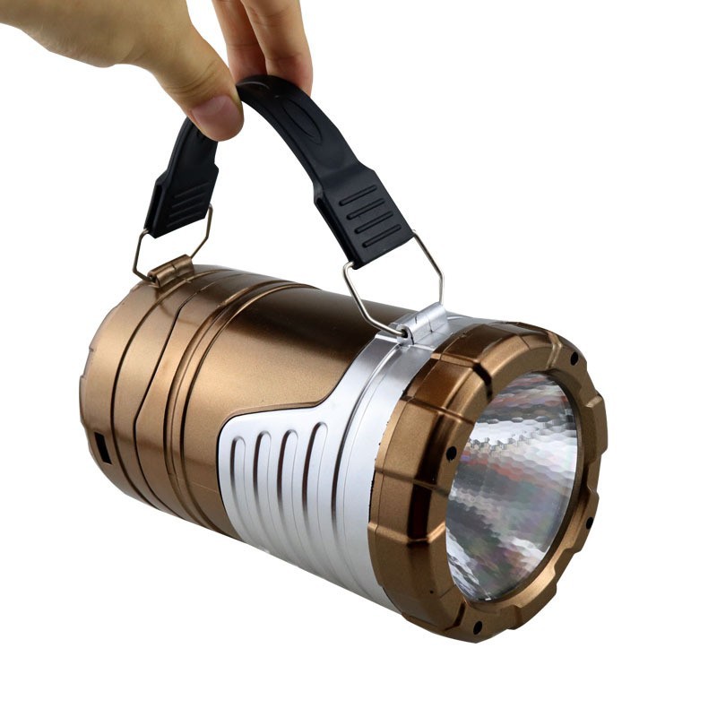 ĐÈN PIN 7088 CẦM TAY SẠC ĐIỆN ĐA NĂNG 4 IN 1 CÓ SẠC NĂNG LƯỢNG MẶT TRỜI  - Đèn Pin sạc