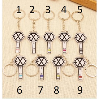 Móc khóa mika lightstick EXO