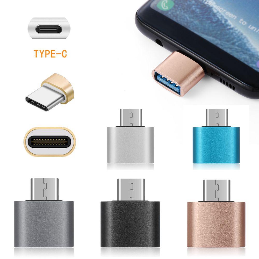 Set 4 Đầu Chuyển Đổi OTG Bằng Kim Loại Dành Cho Điện Thoại Thông Minh Android