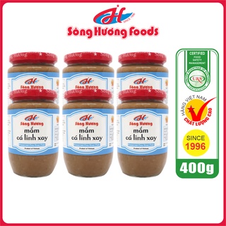 6 Hũ Mắm Cá Linh Xay Sông Hương Foods Hũ 400g - Nấu lẩu mắm , Chưng trứng , mắm chưng, bún