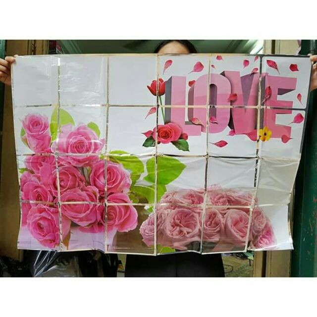 Giấy Dán Bếp Chịu Nhiệt Hoa Văn Cỡ To 60x90cm