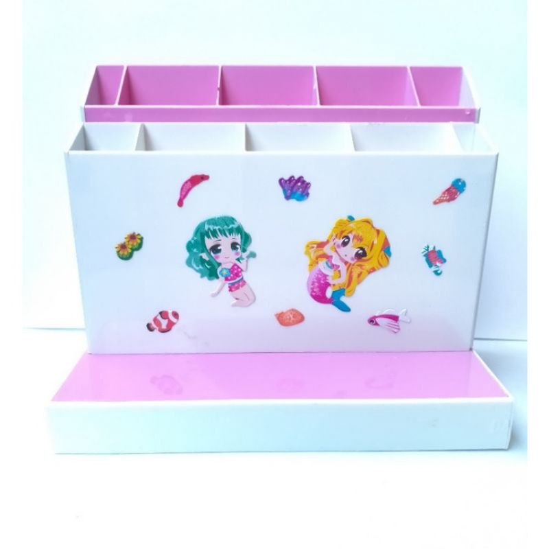 HỘP BÚT 2 TẦNG NHỰA CAO CẤP CHO BÉ YÊU