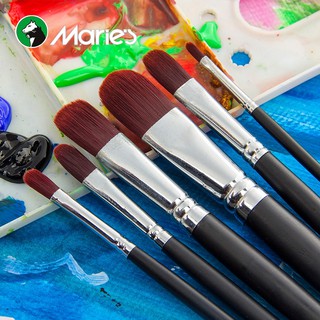 CỌ VẼ ĐẦU OVAL MARIE'S G1636 (VẼ MÀU ACRYLIC, SƠN DẦU, GOUACHE)