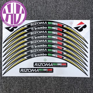 Tem dán vành phản quang RIZOMA