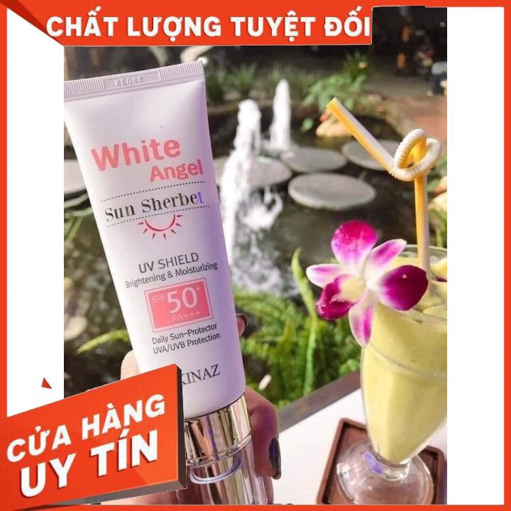 [GIÁ SỐC] Kem chống nắng cao cấp White Angel Sun Sherbet Skinaz - SPF 50 +, PA +++