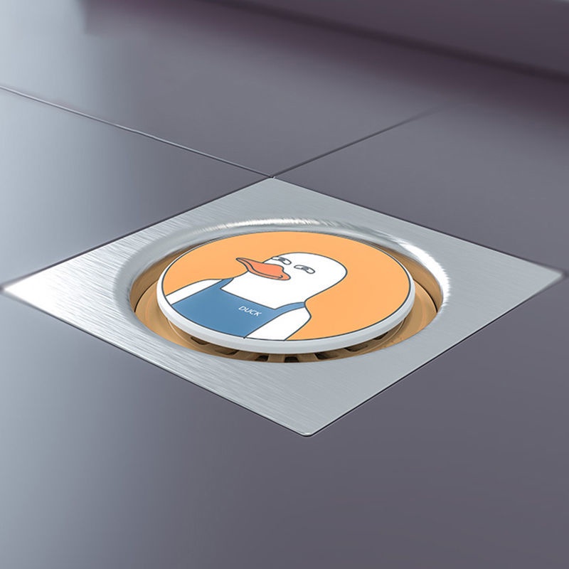 Dụng Cụ Chặn Cống Thoát Nước Sàn Nhà Tắm / Toilet Họa Tiết Hoạt Hình Chống Mùi Hôi Tiện Dụng