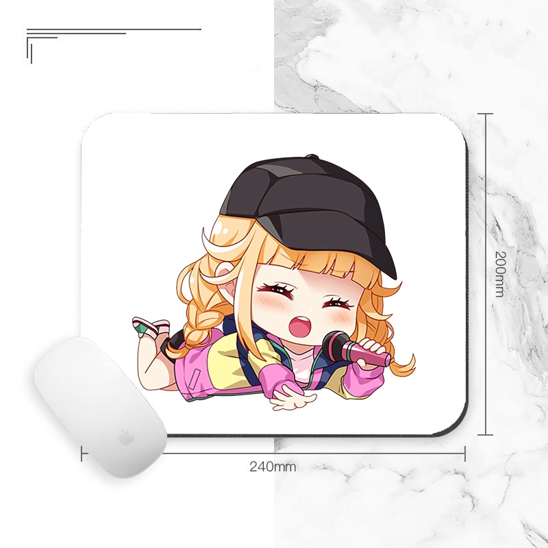 Miếng lót chuột IN HÌNH KHỔNG MINH THÍCH ĐI QUẨY  anime chibi tiện lợi xinh xắn