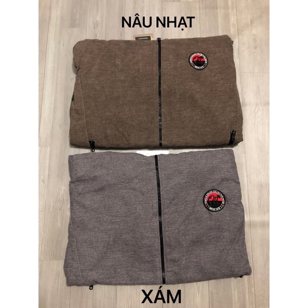 ÁO KHOÁC NAM VẢI KAKI NHUNG BỐ