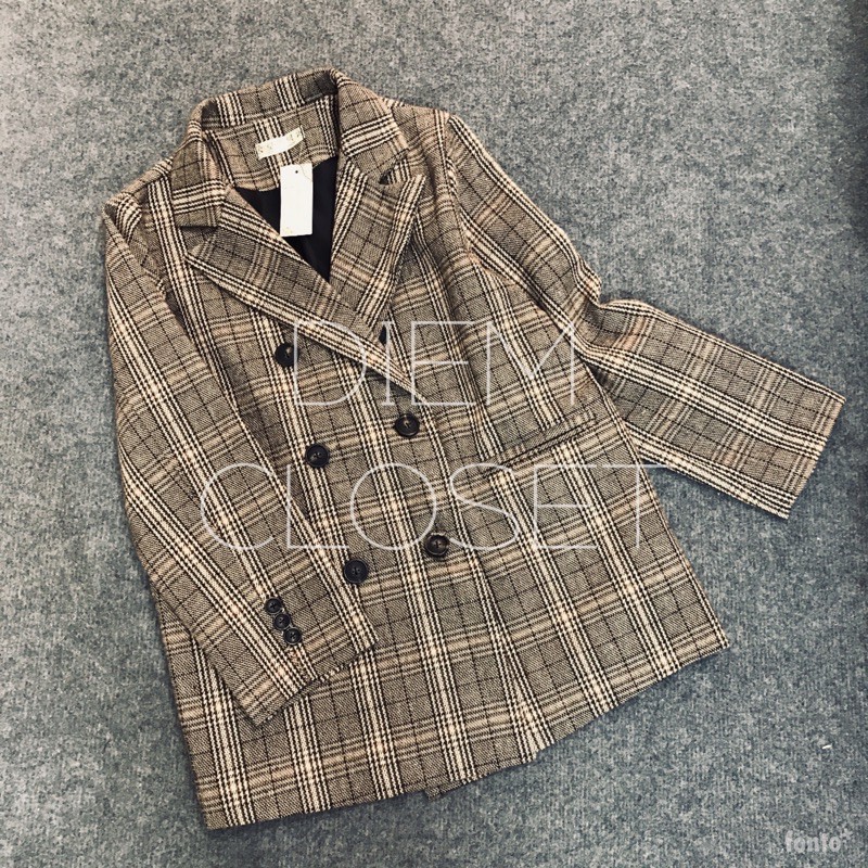 Áo vest dạ kẻ (ảnh thật) | BigBuy360 - bigbuy360.vn