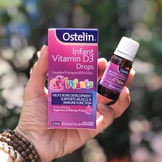Vitamin D3 DROP Osteolin Giọt 2,4ml Cho Trẻ Từ Sơ Sinh