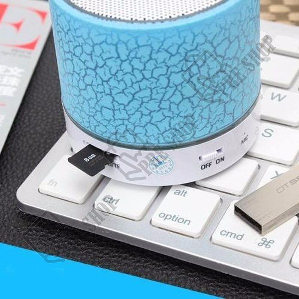 Loa Bluetooth Mini HLD 600 Đèn Led Nhấp Nháy Theo Nhạc - Nhỏ Gọn Tiện Nghi, Âm Thanh Vẫn Chất - Hỗ Trợ USB, Thẻ Nhớ