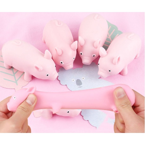 Heo hồng bóp DCB53 bóng lười thú bóp thủ công handmade squishy toy