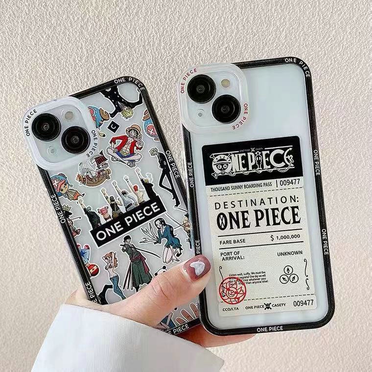 HL| Ốp lưng Đối với Samsung Galaxy A01 A03 Core A04 A04E A05 A05S A14 A15 A24 A32 A34 A54 J7 Prime J4 J6 Plus S8 S9 Plus Note 8 9 Phim hoạt hình mềm trong suốt Vỏ điện thoại One Piece hoạt hình