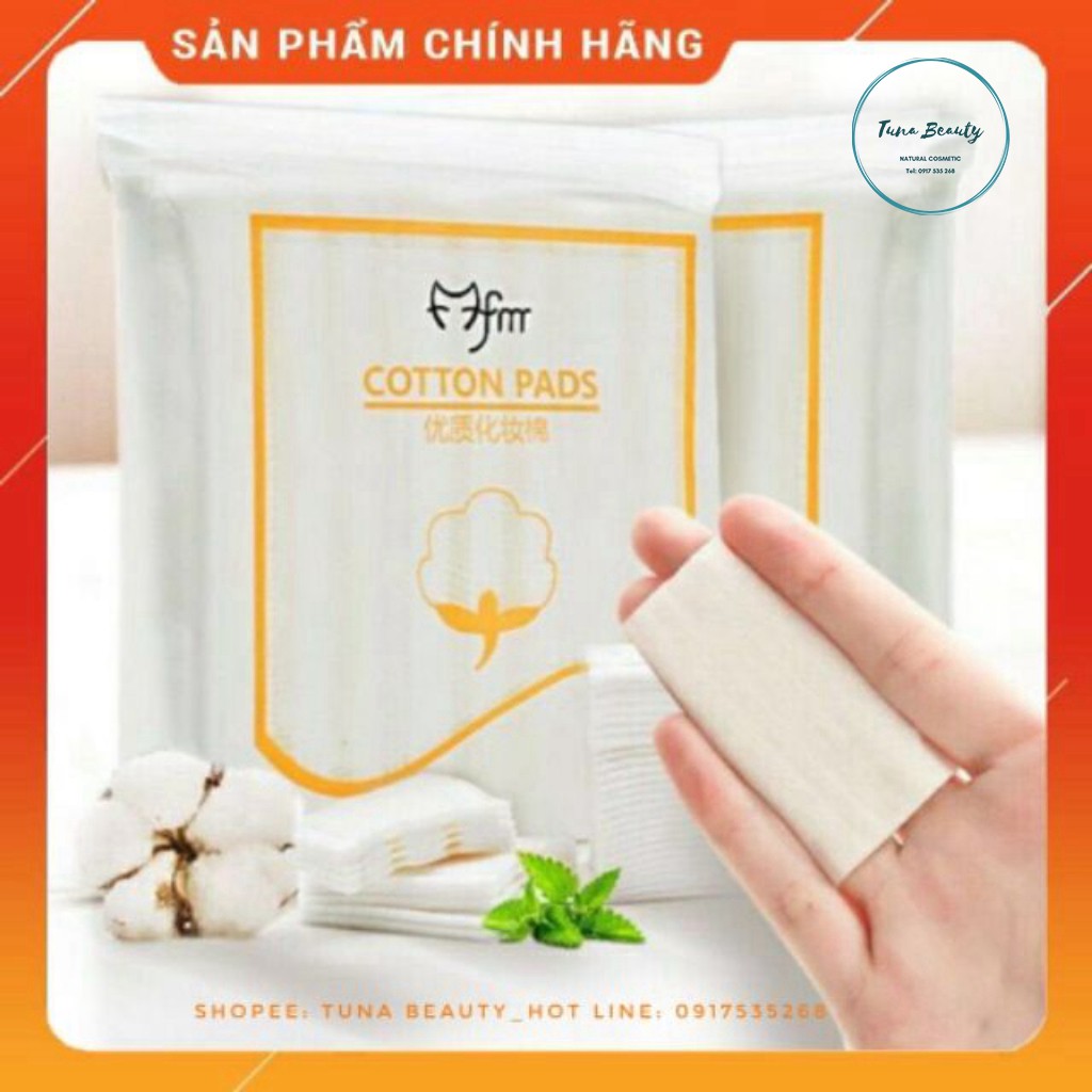 Bông tẩy trang 3 lớp Cotton Pads [Túi 222 miếng]