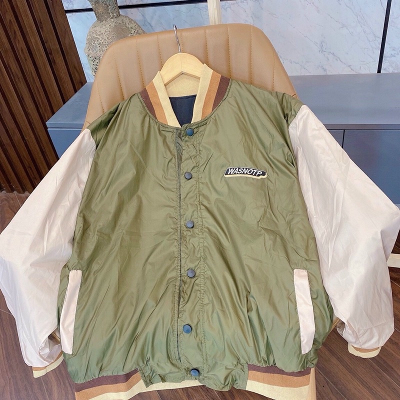 Áo khoác dù bomber lót lưới unisex ulzzang nam nữ