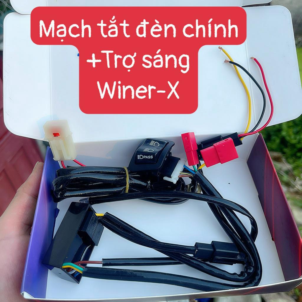 Mạch bật tắt đèn và trợ sáng bi mini dành riêng cho xe Winner X
