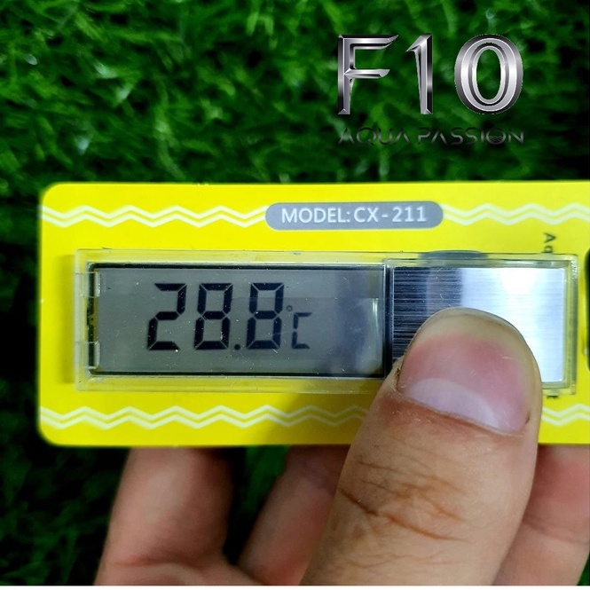 Nhiệt kế điện tử Loại dán bên ngoài bể cá - Màn hình LCD rất xịn xò