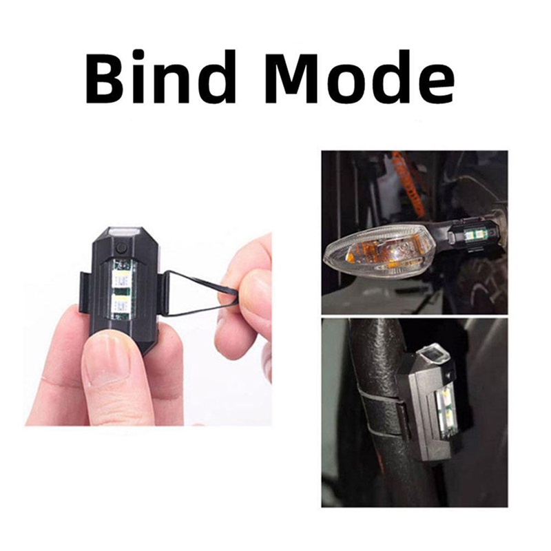 Hàng Có Sẵn Đèn Nhấp Nháy Cảnh Báo Chống Va Chạm Thông Dụng Có 7 Màu Cho Xe Máy Bay Mini