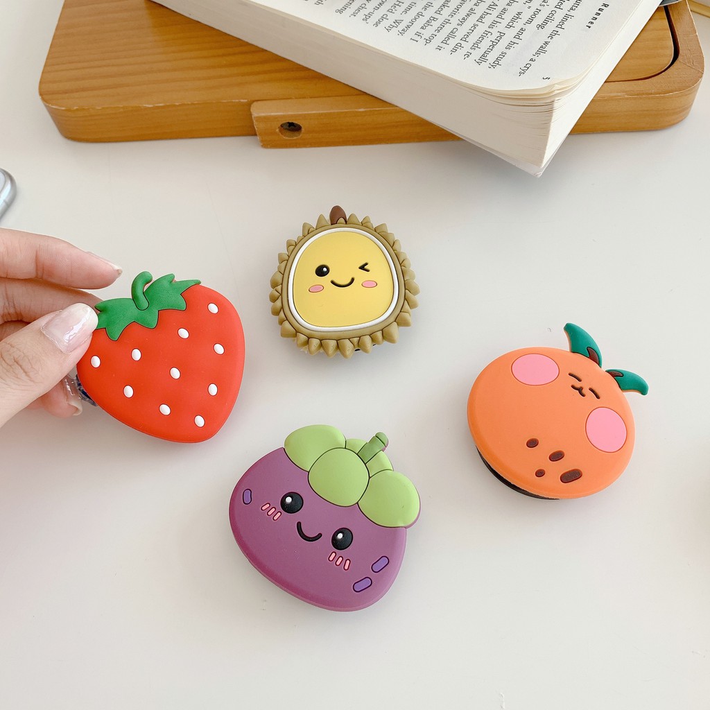 Giá đỡ điện thoại popsocket cao su hình trái cây, GRIPTOK, momostick, POPSOCKET Trơn | BigBuy360 - bigbuy360.vn