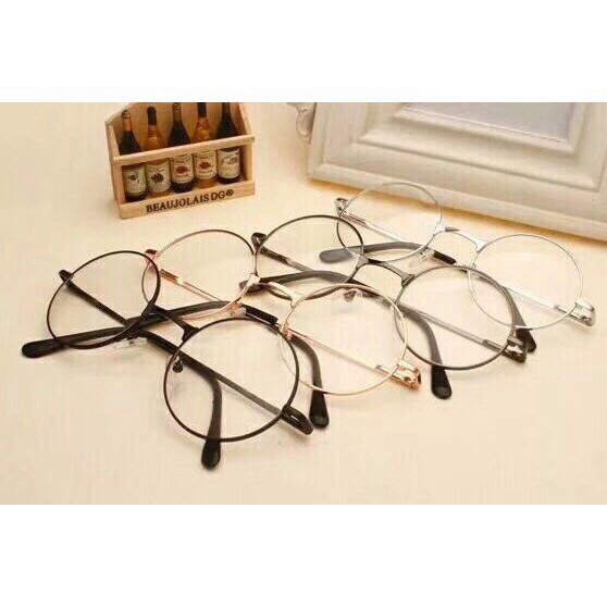 [HÀNG HOT] MẮT KÍNH NGỐ UNISEX TRÒN XOE NOBITA NHIỀU MÀU ❤️ Gọng kính unisex oval nhiều màu AH170 | BigBuy360 - bigbuy360.vn