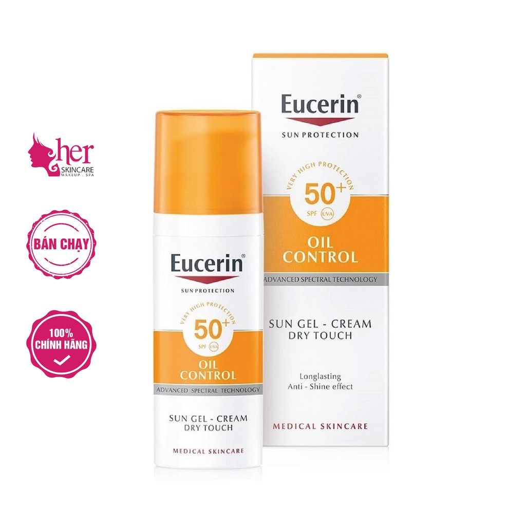 Kem chống nắng da dầu Eucerin Sun Gel-Creme Oil Control SPF 50+ | BigBuy360 - bigbuy360.vn