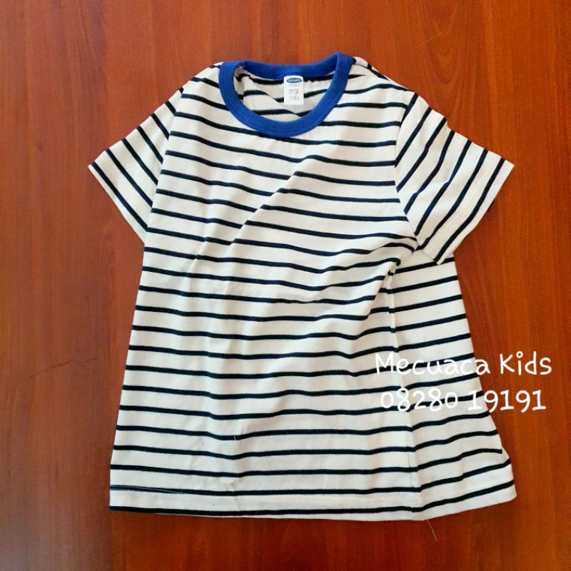 Áo phông cộc tay O.Navy cổ tròn cho bé trai bé gái hình sao, kẻ ngang