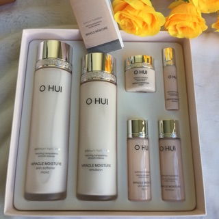 conbo khach dat MIRACLE MOISTURE - SET OHUI HỒNG 6 SẢNSET OHUI Hồng #DƯỠNG_DA_GIỮ_ẨM  🌼🌼🌼