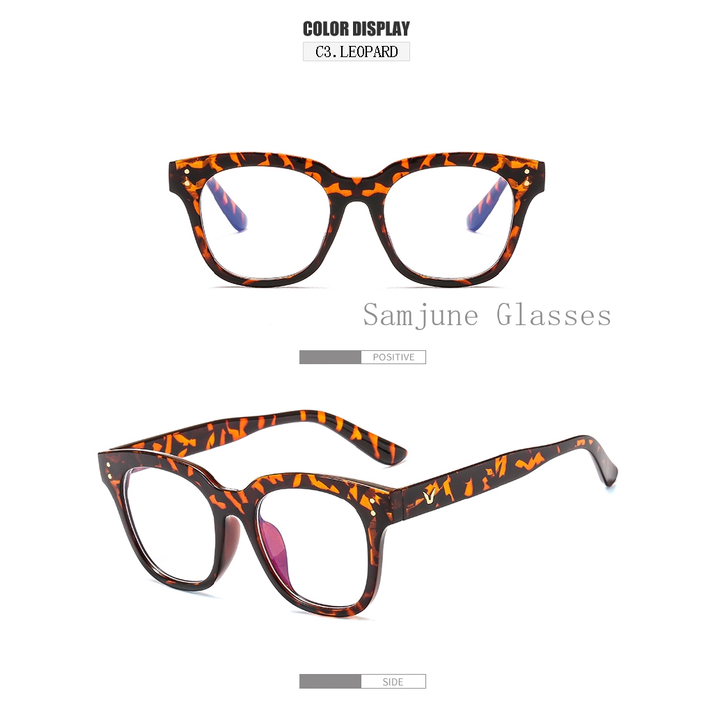Mắt kính trong suốt gọng cổ điển thời trang cho nữ | BigBuy360 - bigbuy360.vn