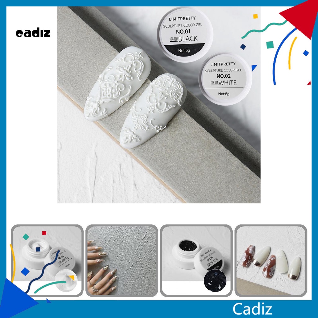 [Hàng mới về] Gel sơn móng tay tạo hiệu ứng dập nổi 3d dành cho nữ