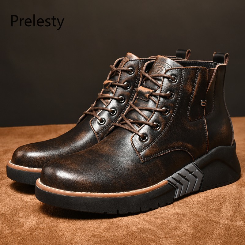 Vintage fashion boots for men