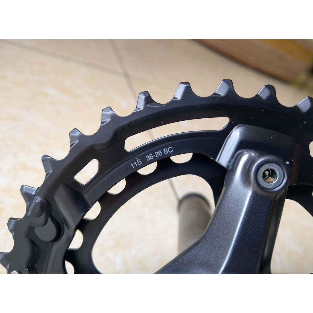 Giò đĩa xe đạp - Đùi đĩa cốt rỗng Shimano Deore M5100 2x11 26-36T