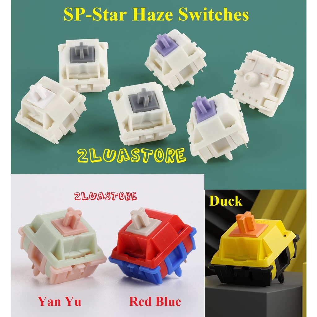 Công tắc bàn phím cơ Switch SP-Star Polaris Purple | Grey | White | Yanyu | Red-Blue SP star switch