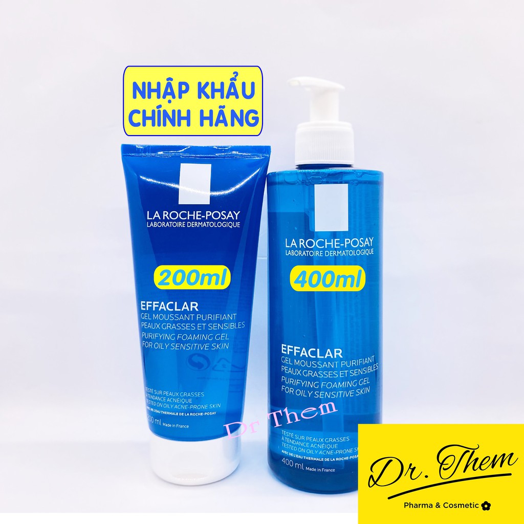 ✅[CHÍNH HÃNG] Sữa Rửa Mặt La Roche Posay Effaclar Purifying Foaming Gel 200ml - 400ml Cho Da Dầu, Mụn, Nhạy Cảm, Laroche | BigBuy360 - bigbuy360.vn