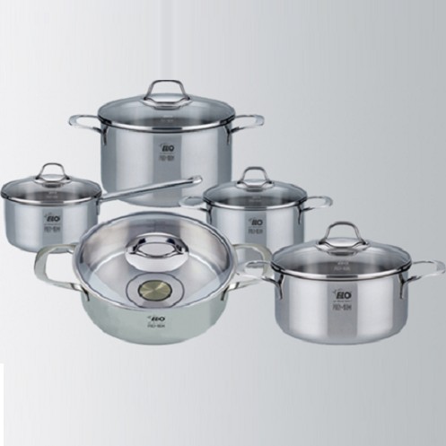 Bộ nồi inox đáy đồng ELO Silicano Plus