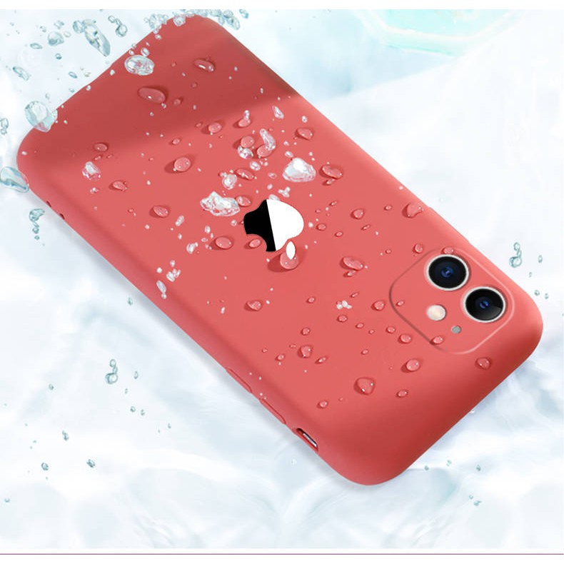 Vỏ điện thoại di động vỏ bảo vệ silicone lỏng trí thun ngắn tay