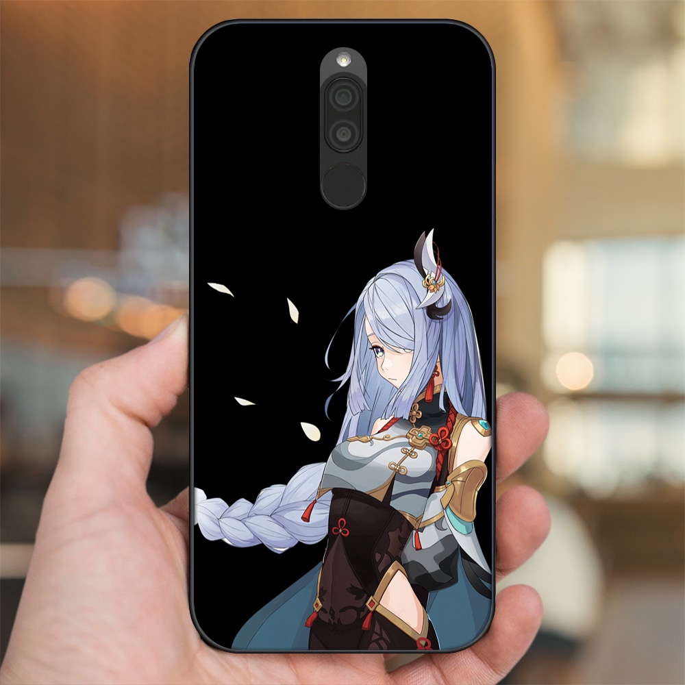 Ốp lưng Xiaomi Redmi 8 viền đen in hình Shenhe Genshin Impact