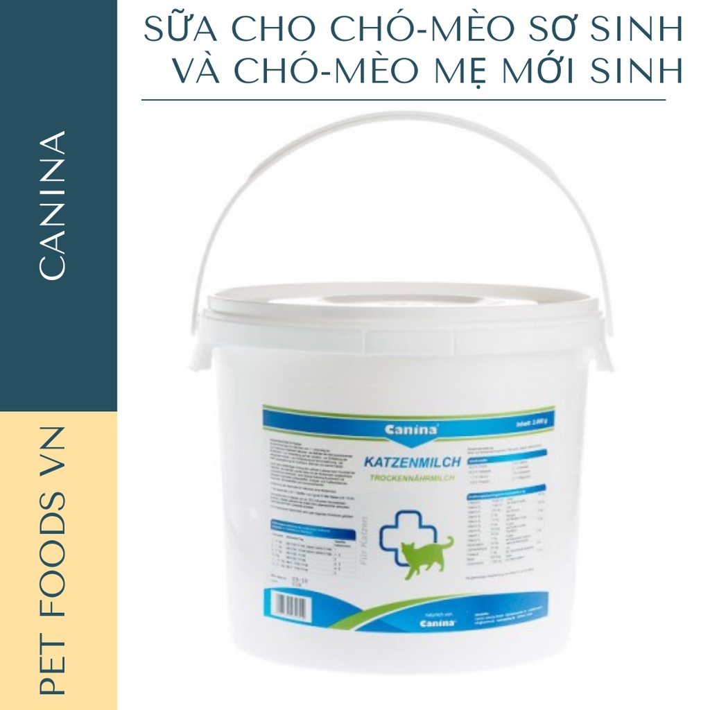 Sữa bột cho Chó Con và Mèo Con CANINA 2kg