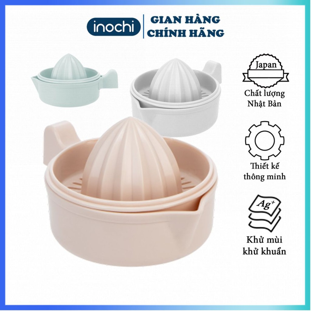 Bộ vắt cam chanh YOKO INOCHI Loại nhỏ có lọc bằng nhựa nguyên sinh kháng khuẩn tiện lợi VCTD.COLOC