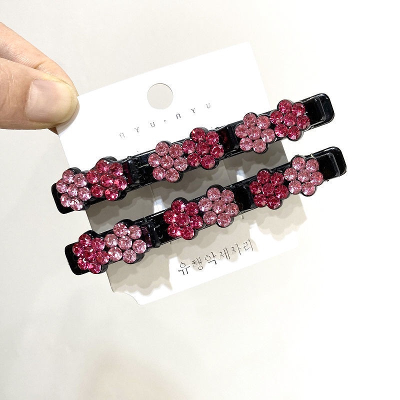 Kẹp Tóc Hai Lớp Kiểu Bện Đơn Giản Thời Trang Hàn Quốc 2022